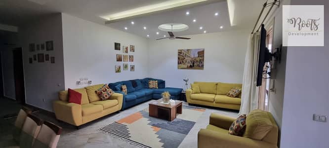 للبيع سنيور شاليه علوي يطل علي حديقة مفروش استلام فوري فى هاسياندا باي الساحل الشمالي  For Sale Senior Chalet with Garden,in Hacienda Bay, North Coast