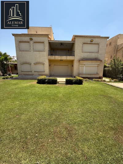 A distinctive villa for lovers of luxury and sophistication in Madinaty Model U - Land area: 742 sq m - The villa is located directly on the first row