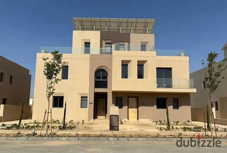 Last twin house ready to move in Sodic near Beverly Hills and Sphinx Airport