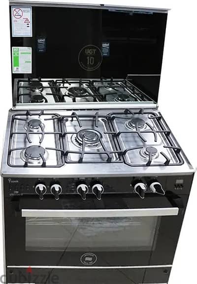 Unionaire iCook 90x60 Cooker | بوتاجاز يونيون إير iCook 90×60 Black
