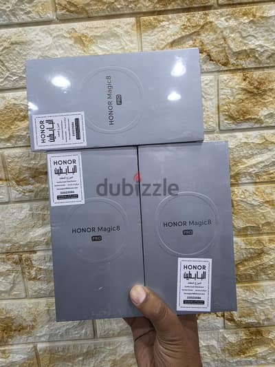 Honor magic 8 Pro 512 giga 12 ram جديد متبرشم