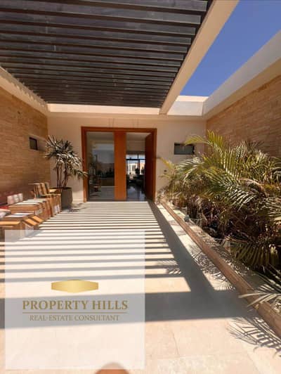 2-bedroom chalet for sale with only 5% down payment and installments up to 10 years – first row on the lagoon – best price in the new launch at Silver