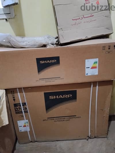 تكييف شارب 2.25 حصان Premium Plus Plasma Cluster زيرو بالكرتونة لم يتم