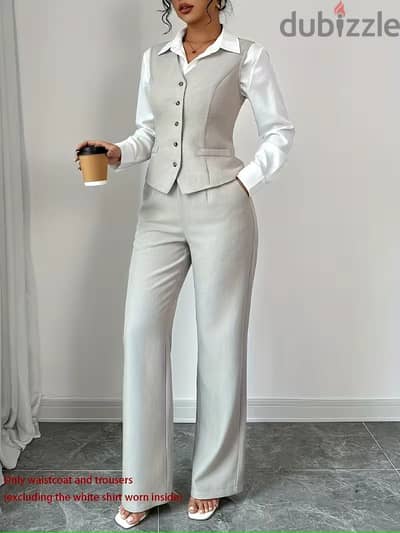 Women's 2-Piece Formal Vest and Pants Set