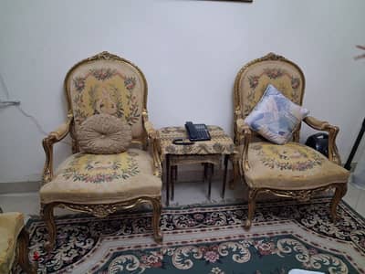 صالون مدهب للبيع