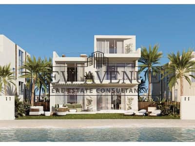 Town villa middle 4 bedrooms 200 metera 245 lagoon view waves phase fully finished delivery 2028
