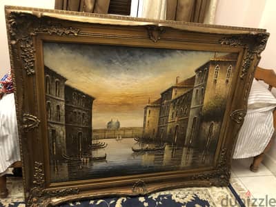 تابلوه مرسوم وليس مطبوع