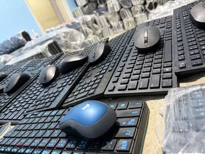 Wireless Keyboard & Mouse – Logitech  & Dell