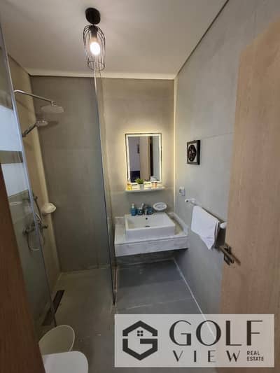 For rent: 71 sqm chalet with open sea and tower views in Palm Hills Alamein. The best luxury residential and tourist project located in the heart of N