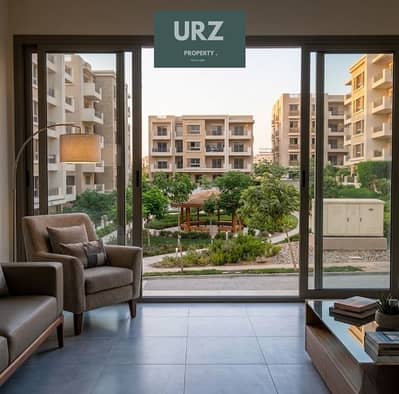 Ground-floor corner apartment with a 250 sqm private garden in Sarai Located in the best phase near Madinaty Privado The Spine Towers and minutes