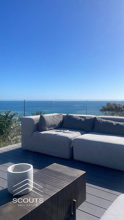 Double view beach & lagoon chalet for sale VIP fully finished Ultra Super Luxe turquoise waters prime location Sidi Abdel Rahman near Marina & alamein