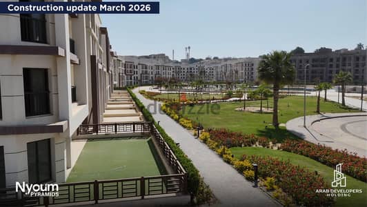 167m duplex 1st and 2nd floor Nyoum Pyramids, no over