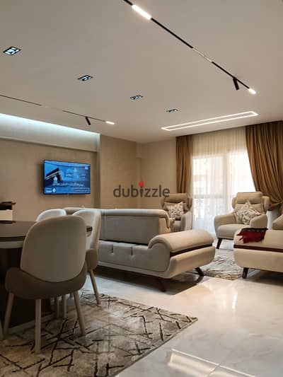 VIP hotel apartment, first occupancy, in the heart of Nasr City, Abbas El Akkad and Makram Ebeid streets