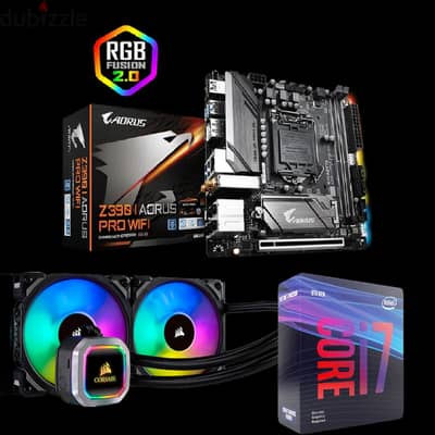 Aorus Z390i Pro Wifi/Intel Core i7-9700/Corsair iCUE H100i