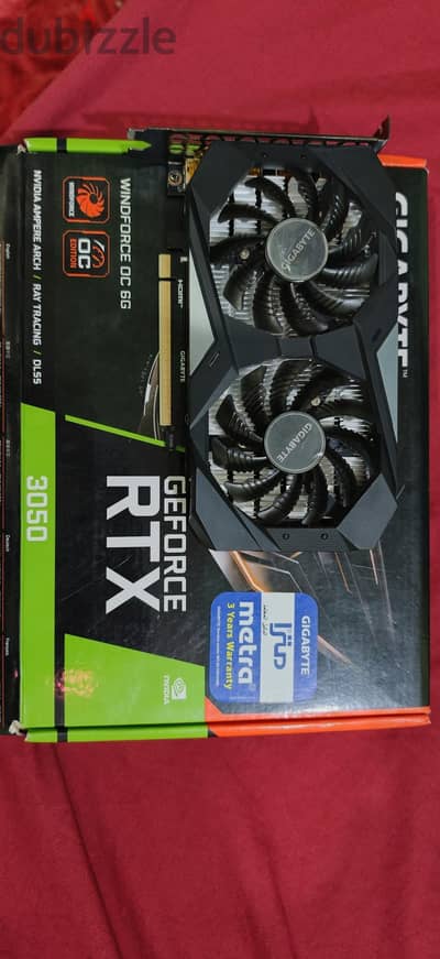 gigabyte rtx 3050 windforce OC 6g nvdia