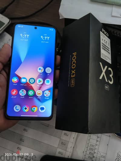 Xiaomi Poco X3 NFC بعلبته ١٢٨ و ٦ رام حالته ممتازه