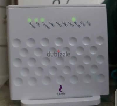 راوتر  شركة ZTE مقدم من شركة We. موديل  H108N بحالة جيدة شبة جديد