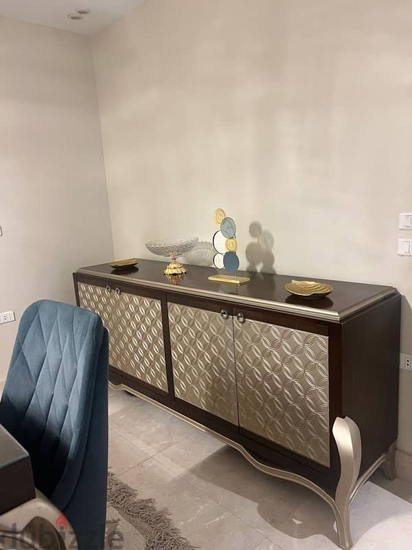 سفرة مودرن 8 كراسي خشب زان من أپكس | Modern Apex Dining Set 8 Chairs 2