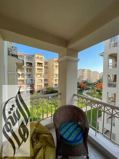 Apartment for sale in Madinaty, on a repeated floor in the early phases, featuring a garden and park view with a prime location.