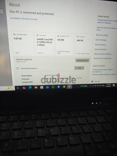 للبيع لاب توب بحالة جيدو جدا استخدام شخصي