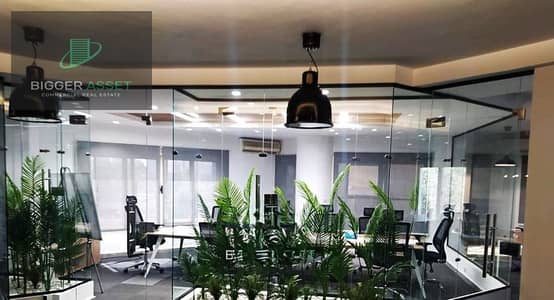 Commercial Fitted Office 600Sqm For Rent in Sarayat Al Maadi