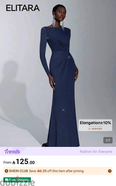 Navy Blue Evening Dress – Elegant Maxi Dress.
