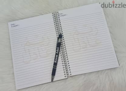 نوت بوك  وقلم
