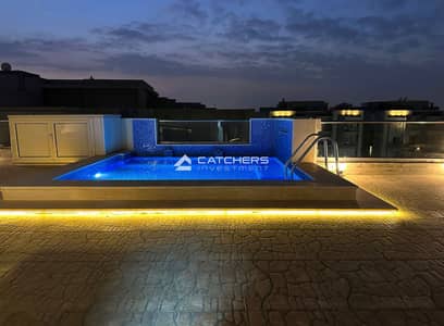 Lowest-priced penthouse with an open view, private swimming pool, 4 bedrooms, parking space, and club membership, overlooking the north side