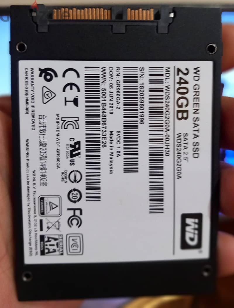 ssd western digital 240 1