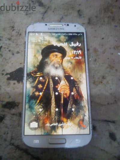 للبيع موبايل سامسونج s4 شغال تمام