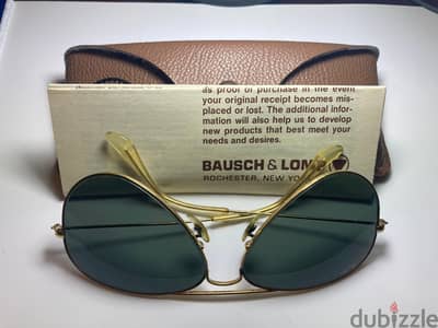 نظارة شمس ريبان أصليه Ray Ban  مقاس  M 58 بالجراب الأصلي و الكتالوج