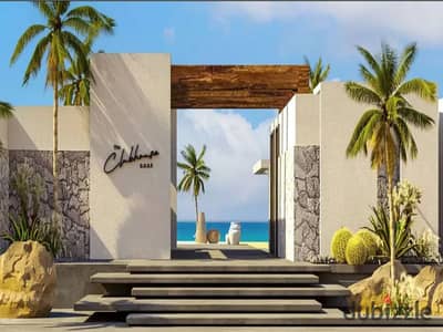 Chalet 101m with complete finishing and air conditioning, 200m from the sea in Sway phase at Duz Al Sahel, and a quarterly installment of 359 thousand over 10 years.