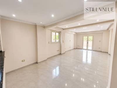 Administrative apartment for rent for a company 160m² ground floor with a garden in New Cairo