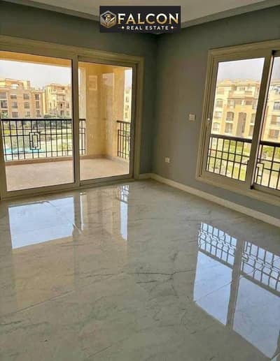 شقة للبيع علي واجهتين فيو خيالي علي landscape في استون بارك stone park في التجمع الخامس