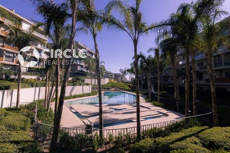 شقة أرضي بجاردن مفروشة بالكامل للإيجار بفيو البول واللاندسكيب في فيليت في ريزيدنس Villette V Residence التجمع الخامس بالقرب من الـ AUC