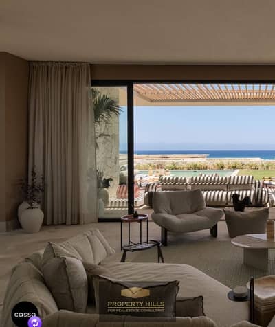 عاين فورا شاليه متشطب بالتكيفات sea view من مراكز Ramla بجانب مدن الاماراتيه