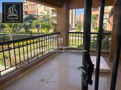 Apartment for sale in Madinaty with wide garden view 107. Including furniture and appliances