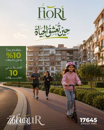شقة للبيع في كمبوند فيوري في قلب اكتوبر الجديدة 10% مقدم وقسط لحد 10 سنوات