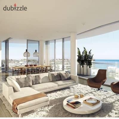 شاليه لقطة  متشطب فيو صف اول بحر بأقل سعر للبيع في راس الحكمة الساحل الشمالي رمال remal ras elhekma north coast
