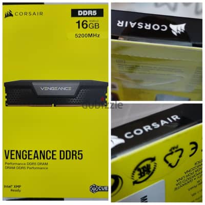 Corsair vengeance ddr5 2x8 5200mhz cl40-40-40