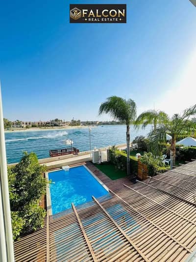Own a fully finished villa, first row on the sea, Lisān al-Wuzarā’, Marina 5, North Coast