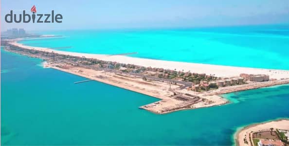 شاليه متشطب للبيع بمقدم 5 % بالتقسيط على 8 سنوات برايم لوكيشن  في الساحل الشمالي - The island Marina 5