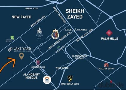 عيادة للبيع بالتقسيط استلام قريب مساحة 81 متر مدينة 6 اكتوبر - التوسعات الشمالية