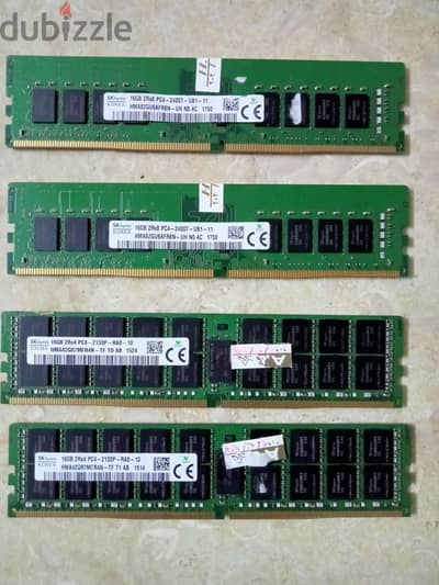 رام 16 جيجا ddr4 بسعر 3000  للقطعة
