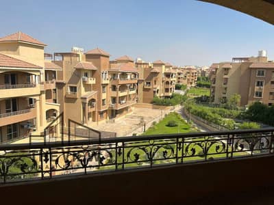 شقة للبيع في كمبوند الخمائل في المركزيات 170 متر دور اول نص تشطيب  فيو لاند سكيب فيكمبوند الخمائل el khamayel compound