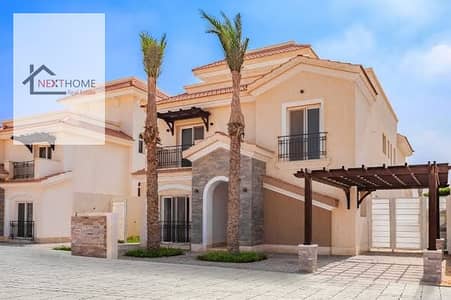للبيع استاندالون فيلا مقدم واقساط ريسيل 413 متر في كمبوند المقصد العاصمة الإدارية الجديدة Al Maqsad Compound