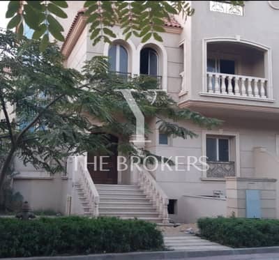 corner twin house for sale in the heart of New Cairo with flexible semi-finished layout ready for your personal touch