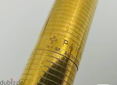 طقم اقلام انتيك فضة & دهب لشركة Parker Pens  "حبر"