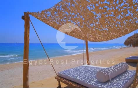 شاليه مميز 3 غرف كورنر بإطلالة على البحر واللاجون، استلام خلال 20 شهر، بمقدم 920,000 جنيه