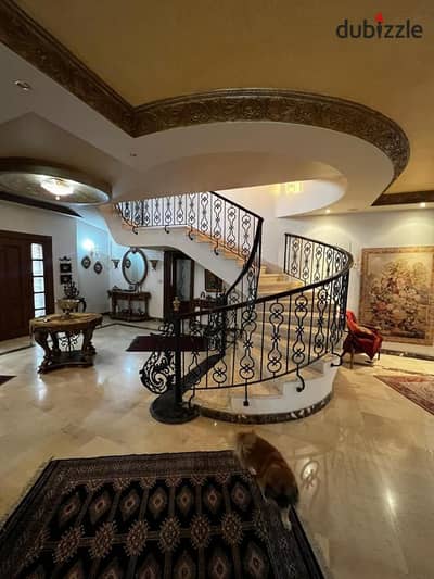 Standalone villa for sale ready to move in super lux finishing price negotiable with owner model Z no violations in Al Rehab Villas 1 - New Cairo